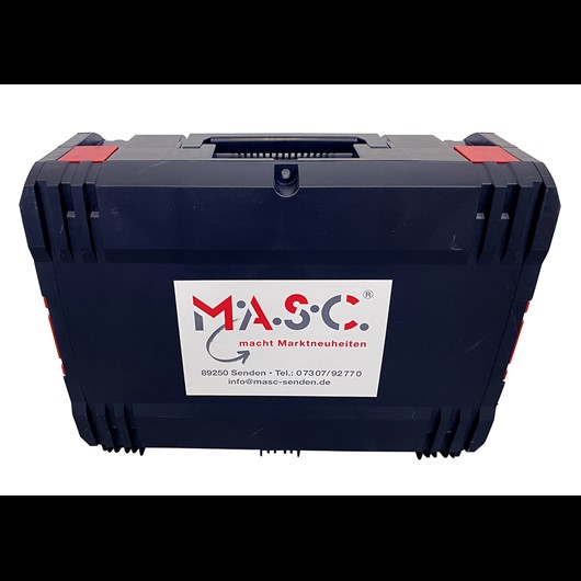 MASC Koffer zu Akku Rinnenträgereinlassfräse